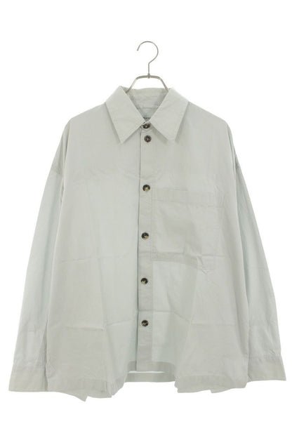 Bottega Veneta Cotton Silk Oversize Long Sleeve Shirt 48