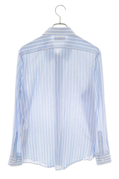 Celine Striped Sheer Long Sleeve Shirt 38 — view 2