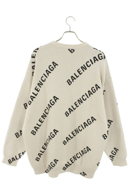Balenciaga Logo Oversize Knit Sweater — view 2