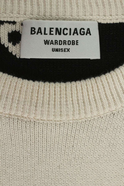 Balenciaga Logo Oversize Knit Sweater — view 3