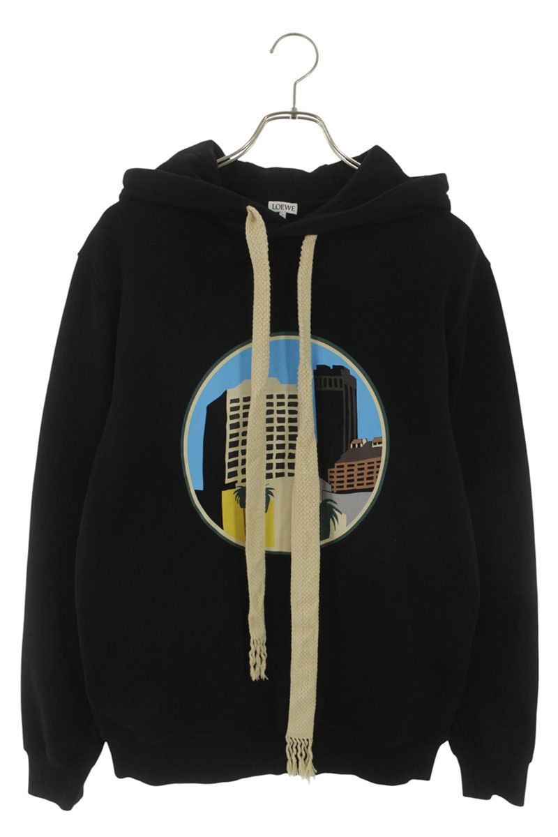 Loewe Back Anagram Logo Embroidery Front Print Hoodie