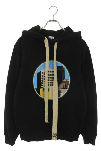 Loewe Back Anagram Logo Embroidery Front Print Hoodie