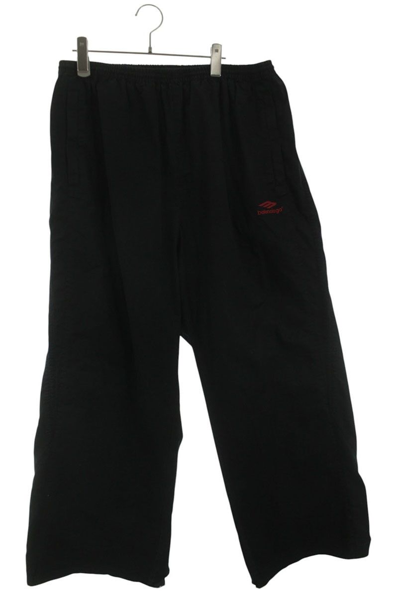 Balenciaga Sports Icon Tracksuit Pants Logo Embroidery Oversize Long