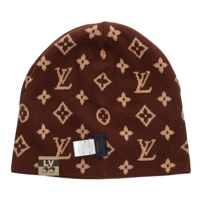 Louis Vuitton Beanie LV Fit Monogram Cotton Reversible — view 3