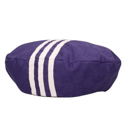Gucci Adidas Sleeve Stripe GG Pattern Beret XL 60