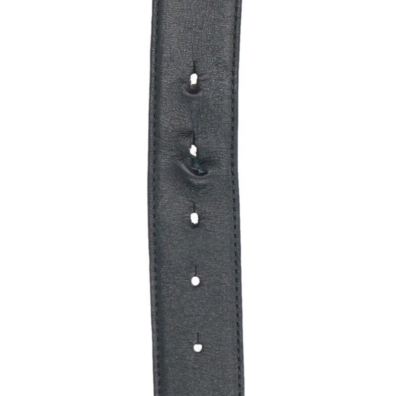 Balenciaga BB Logo Buckle Leather Belt 85 — view 4