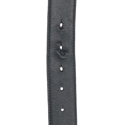 Balenciaga BB Logo Buckle Leather Belt 85 — view 4