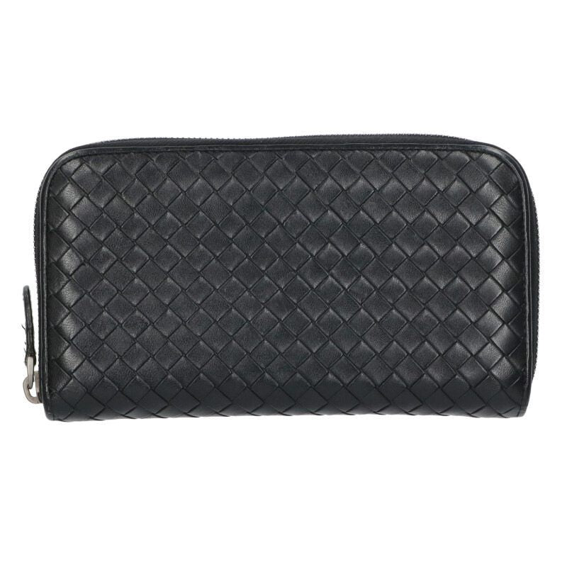Bottega Veneta Intrecciato Leather Round Wallet