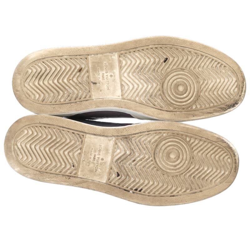 Louis Vuitton Rivoli Line Monogram Low Cut Leather Sneakers — view 3