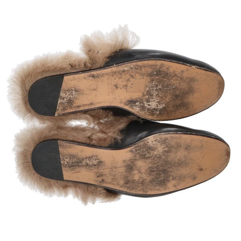 Gucci Princetown Horsebit Leather Loafers — view 3