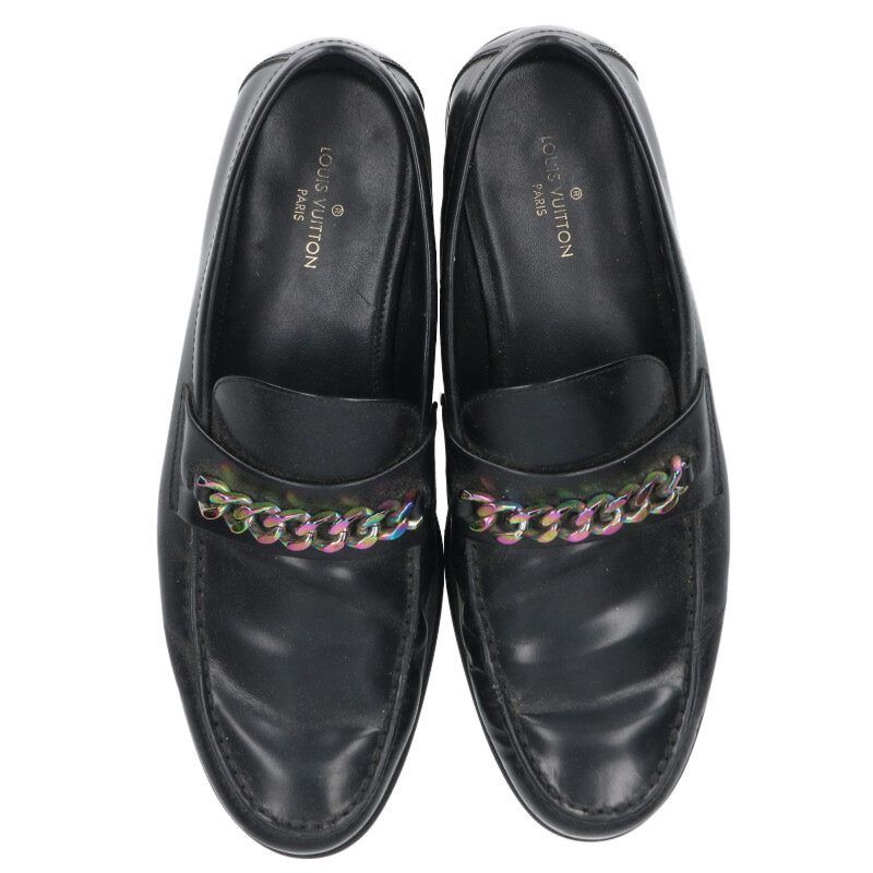 Louis Vuitton Collier Chain Loafers Shoes — view 4
