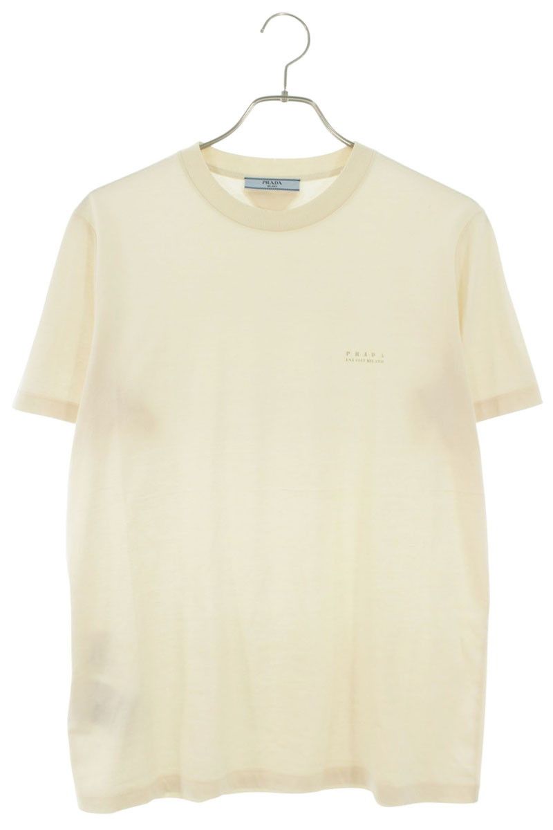 Prada Triangle Logo Patch Print T-Shirt