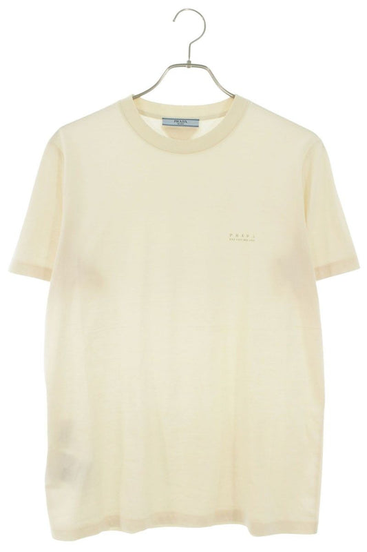 Prada Triangle Logo Patch Print T-Shirt