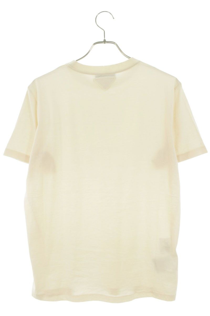 Prada Triangle Logo Patch Print T-Shirt — view 2
