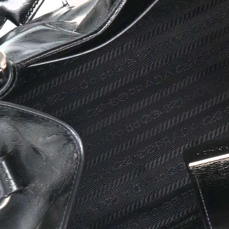 Prada Midi Amho Leather Handbag — view 3