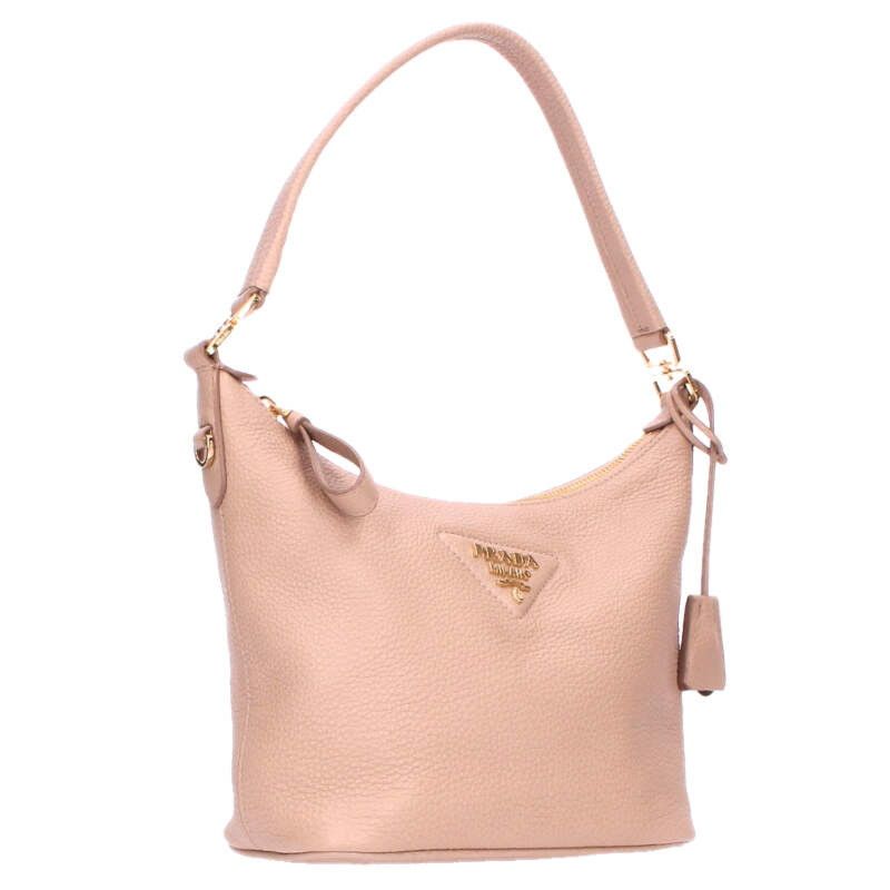 Prada Logo Leather Handbag