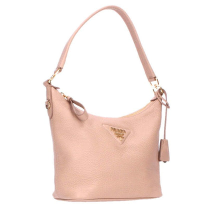 Prada Logo Leather Handbag