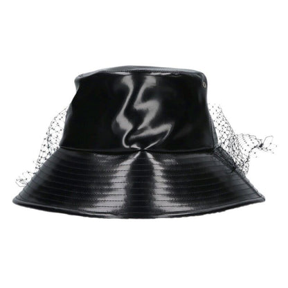 Dior Hat with Oblique Pattern Tulle Veil 59 — view 2