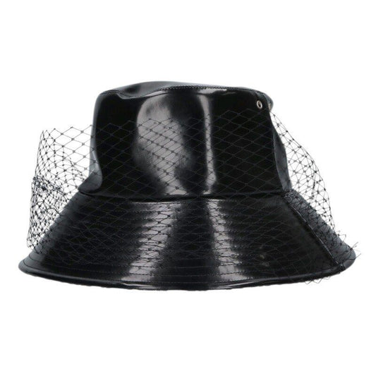 Dior Hat with Oblique Pattern Tulle Veil 59