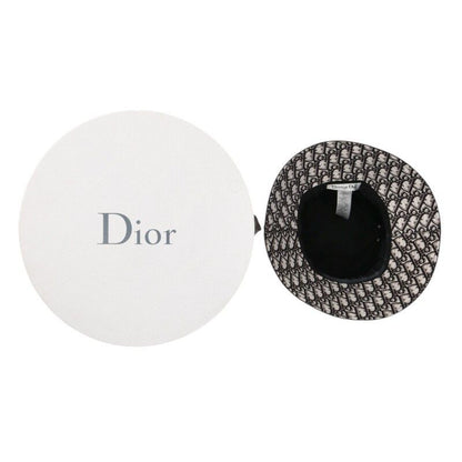 Dior Hat with Oblique Pattern Tulle Veil 59 — view 3