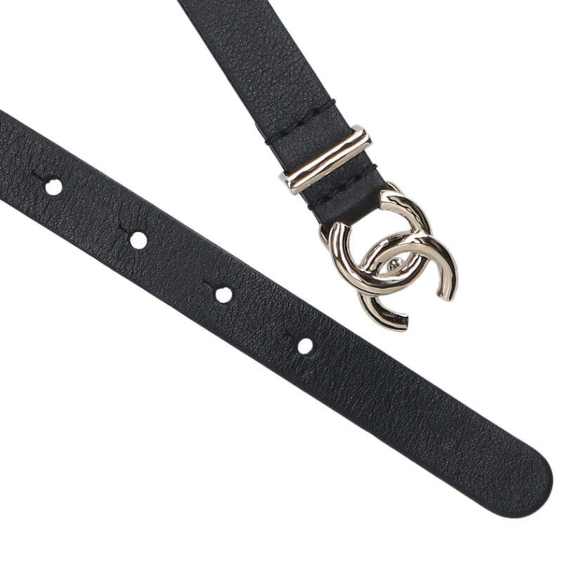 Chanel 22 Tweed Contrast Chain Belt — view 3