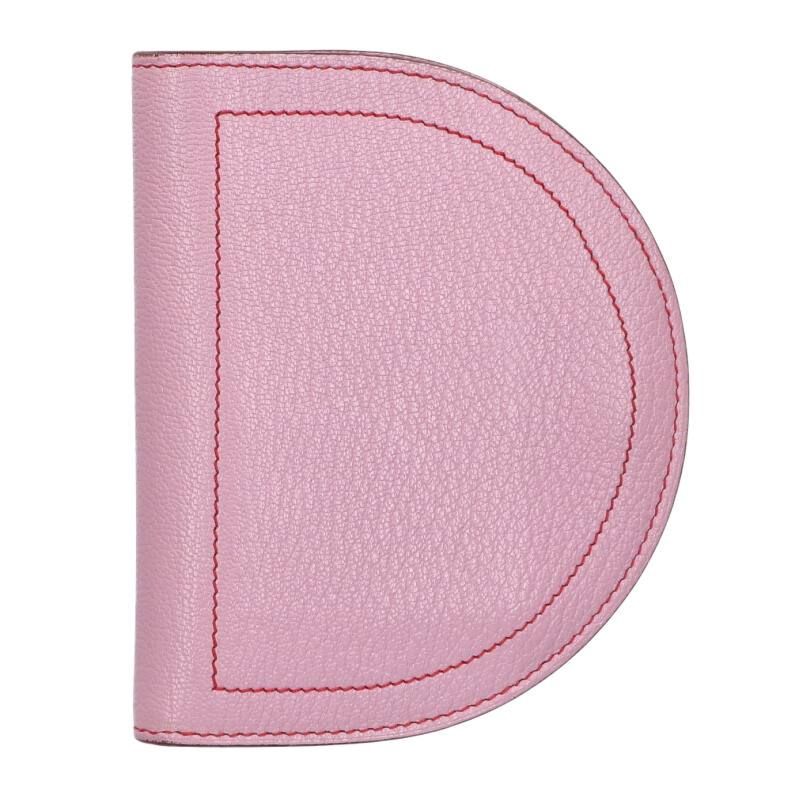 Hermes in the Loop Compact Mauve Sylvestre Chevre Coin Purse