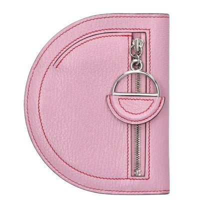 Hermes in the Loop Compact Mauve Sylvestre Chevre Coin Purse — view 2