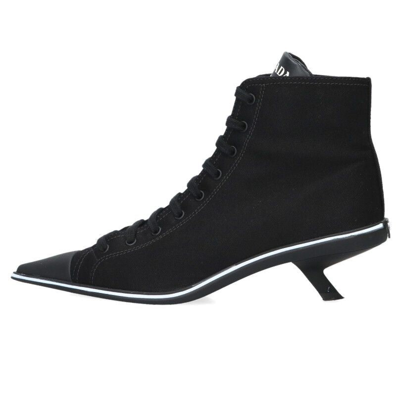 Prada Synthesis Cotton Heels Sneakers