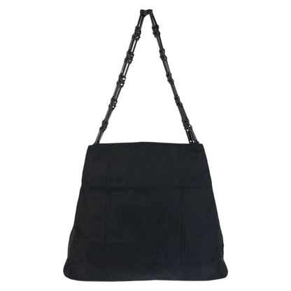 Prada Tessuto Black Nylon Plastic Shoulder Bag — view 2