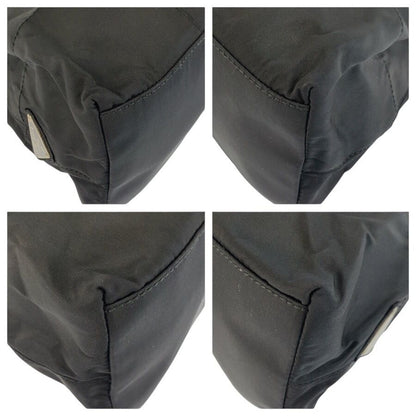 Prada Tessuto Black Nylon Plastic Shoulder Bag — view 4