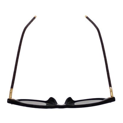 Louis Vuitton LV Fast Round Sunglasses Eyewear Monogram Acetate Black Gold — view 8