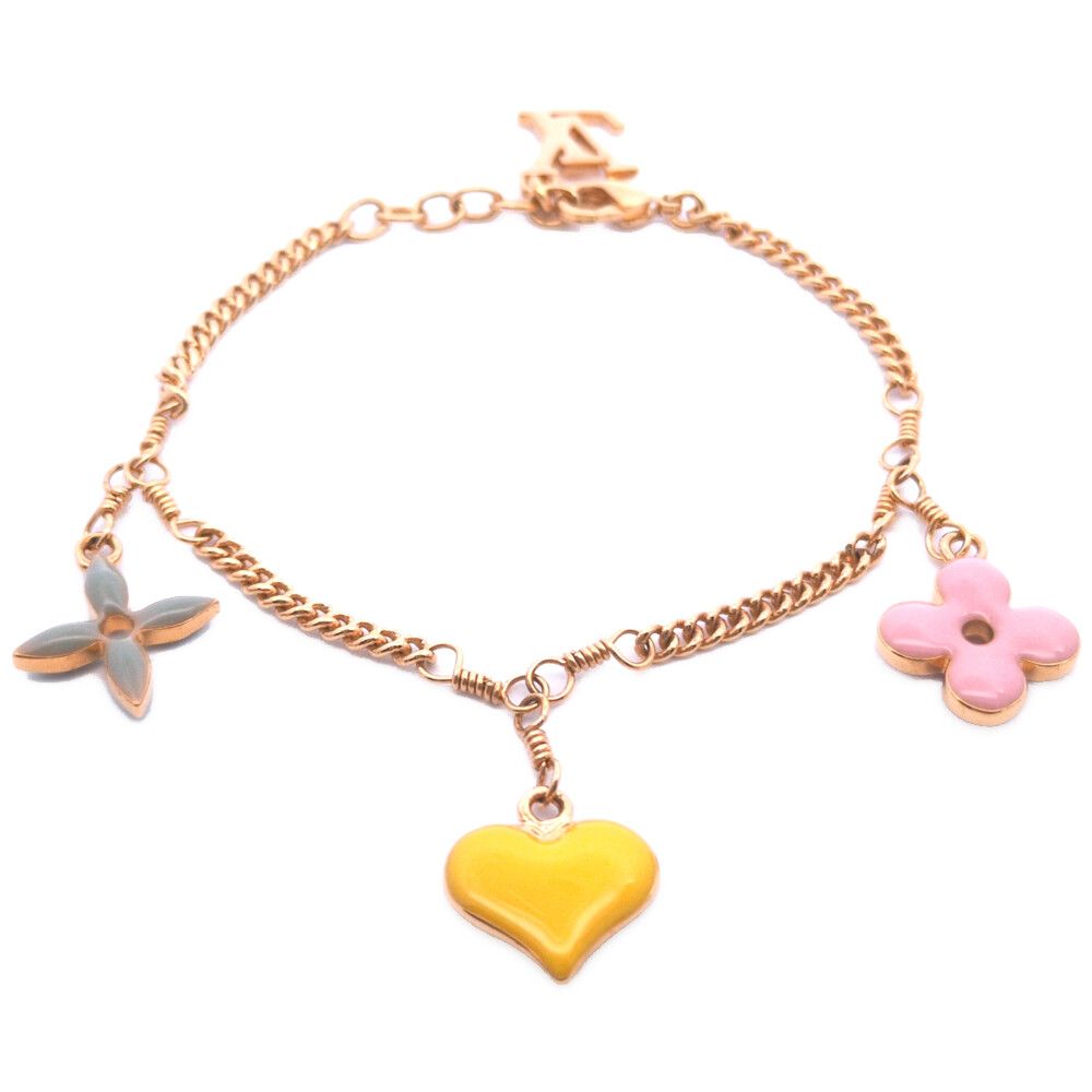 Louis Vuitton Bracelet Sweet Monogram Alloy Gold