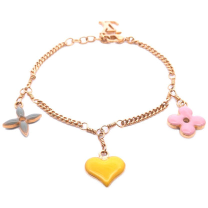 Louis Vuitton Bracelet Sweet Monogram Alloy Gold
