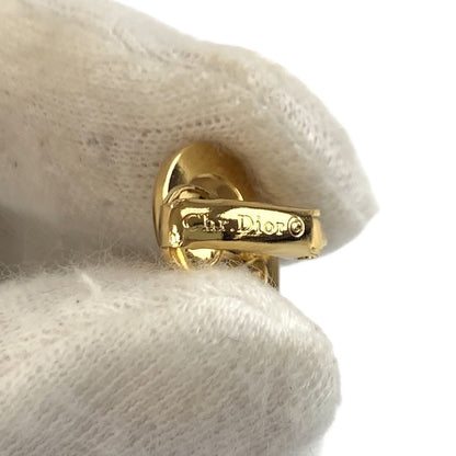 Dior Vintage CD Logo Gold Plated Earrings — view 3