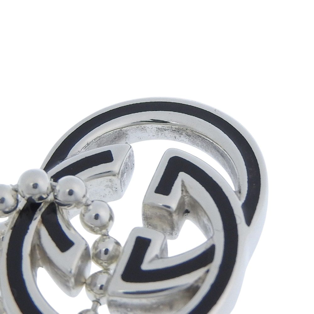 Gucci Interlocking Ball Chain 925 Sterling Silver Necklace — view 6