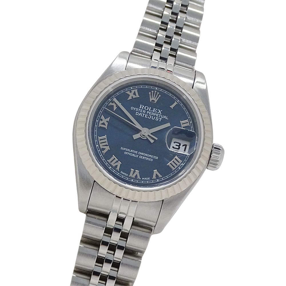 Rolex Datejust Number Watch Automatic Winding at Stainless Steel White Gold WG