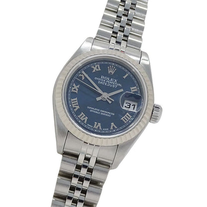 Rolex Datejust Number Watch Automatic Winding at Stainless Steel White Gold WG