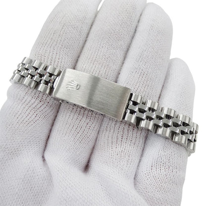 Rolex Datejust Number Watch Automatic Winding at Stainless Steel White Gold WG — view 5