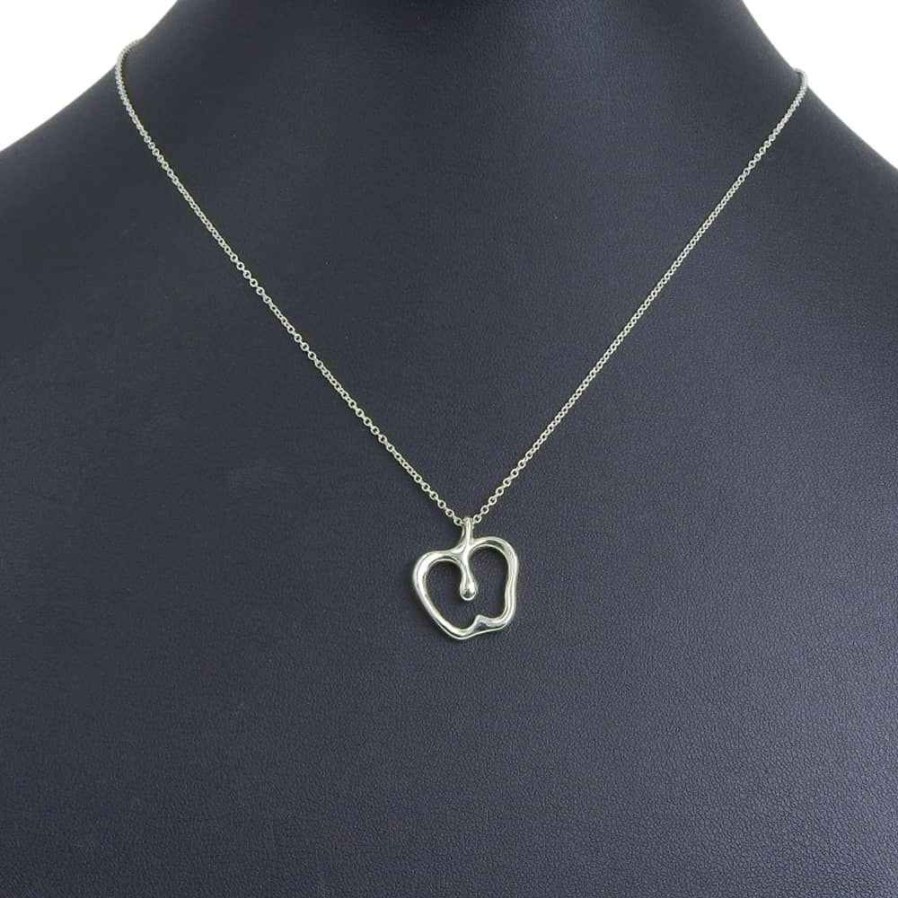 Tiffany & Co Apple Elsa Peretti 925 Sterling Silver Necklace — view 2