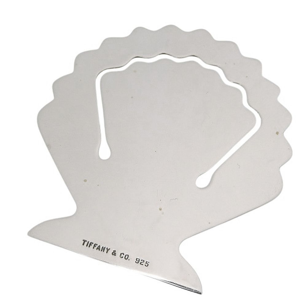 Tiffany & Co Shell Motif Vintage 925 Sterling Silver Book Mark Bookmark — view 2