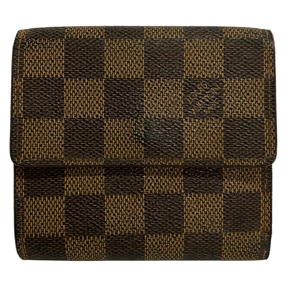 Louis Vuitton Hook Wallet Damier Porte-Monnaie Billets Carte Cles Ebene