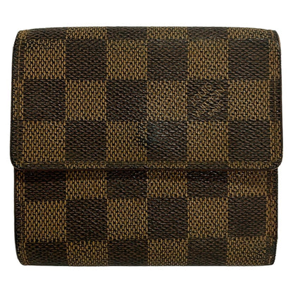 Louis Vuitton Hook Wallet Damier Porte-Monnaie Billets Carte Cles Ebene
