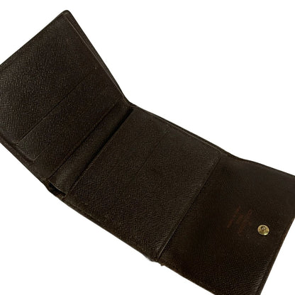 Louis Vuitton Hook Wallet Damier Porte-Monnaie Billets Carte Cles Ebene — view 3