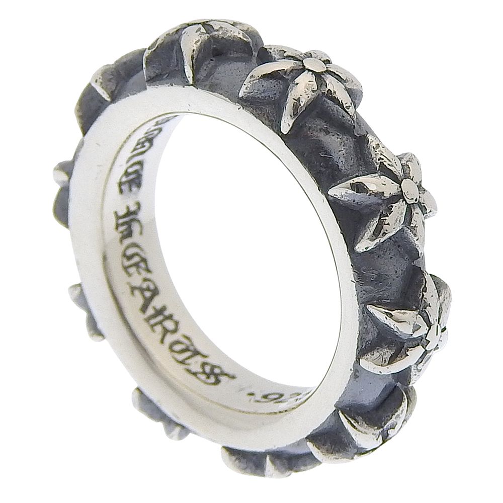 Chrome Hearts Star Band 925 Sterling Silver Ring — view 3