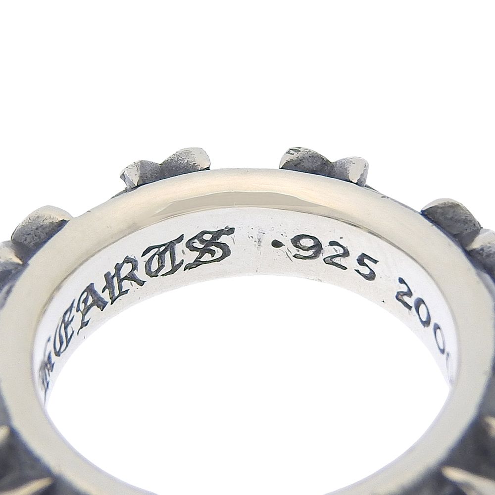 Chrome Hearts Star Band 925 Sterling Silver Ring — view 6