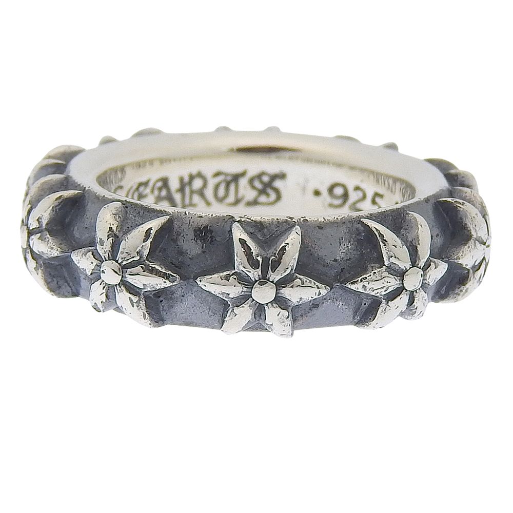 Chrome Hearts Star Band 925 Sterling Silver Ring — view 5