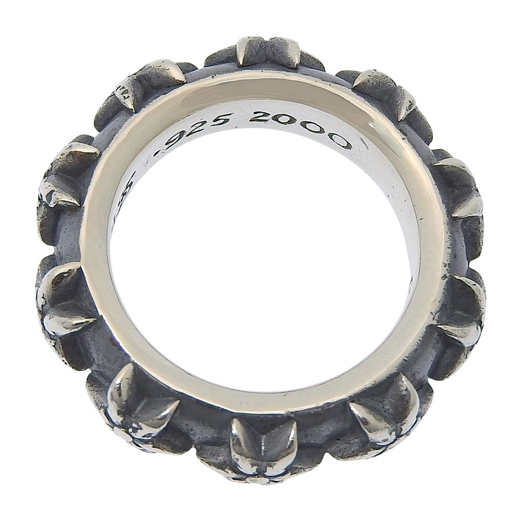 Chrome Hearts Star Band 925 Sterling Silver Ring — view 4