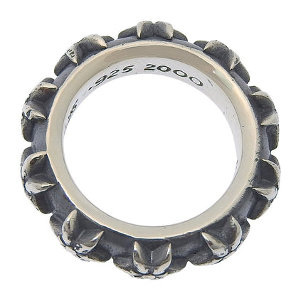 Chrome Hearts Star Band 925 Sterling Silver Ring — view 4