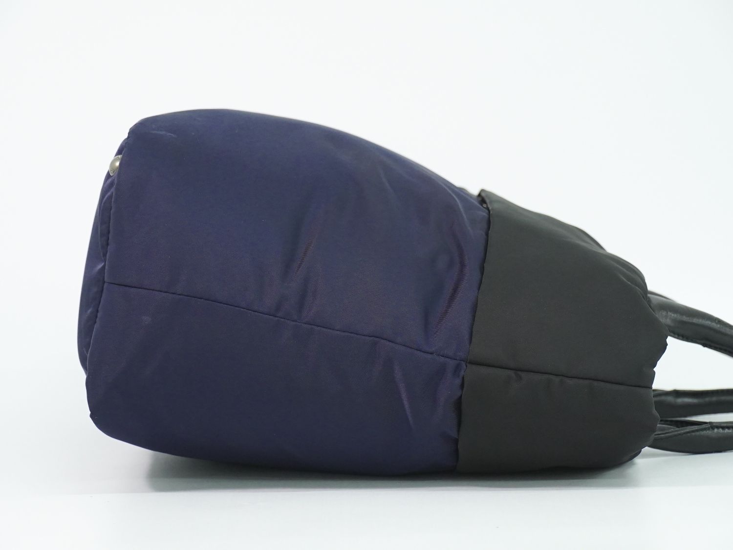 Prada Nylon Tote Navy Black — view 4
