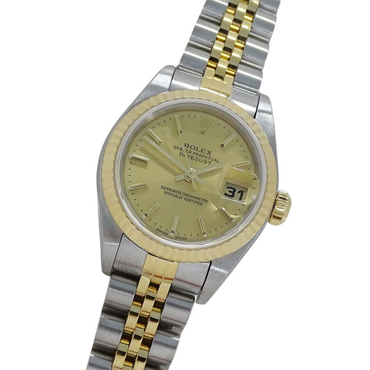 Rolex Datejust Number Watch Automatic Winding at Stainless Steel Gold YG